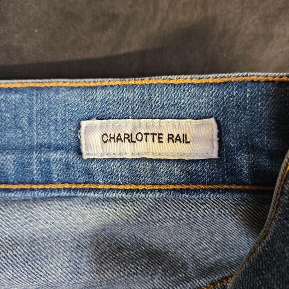 Lucky Brand Charlotte Rail Ankle Jeans Size 2/26 Women's  Medium Wash - Picture 5 of 11